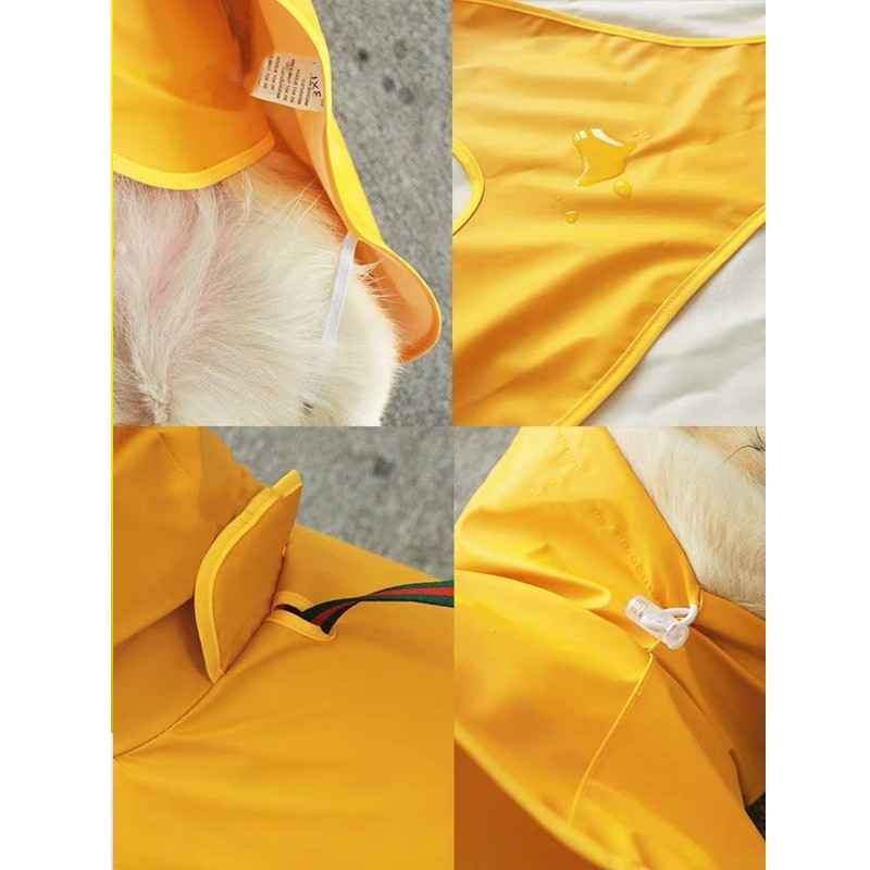Pelernă de ploaie pentru câini mici, mijlocii mari, jachetă impermeabilă, haine de ploaie, corgi husky, schnauzer, pug, labrador, CTC01