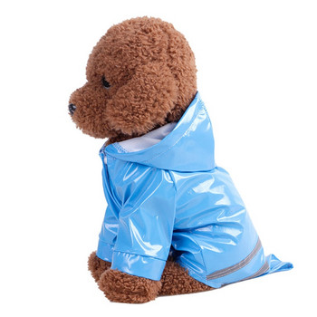 Καλοκαιρινό υπαίθριο κουτάβι κατοικίδιο αδιάβροχο παλτό S-XL Hoody αδιάβροχα μπουφάν PU αδιάβροχο για σκύλους γάτες Ενδύματα Ρούχα Χονδρική #F#40JE14