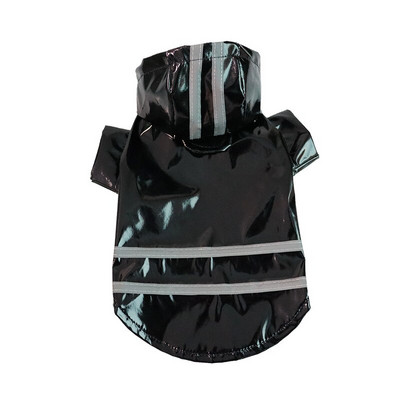 Summer Outdoor Puppy Pet Rain Coat S-XL Hoody Водоустойчиви якета PU Дъждобран за Кучета Облекло Дрехи Малко Теди Дъждобран
