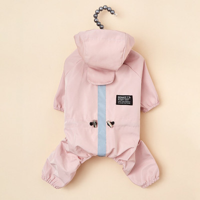 Водоустойчиво облекло за домашни любимци Комбинезон Светлоотразително яке за кучета Малко куче Водоустойчиво куче Дъждобран Дрехи