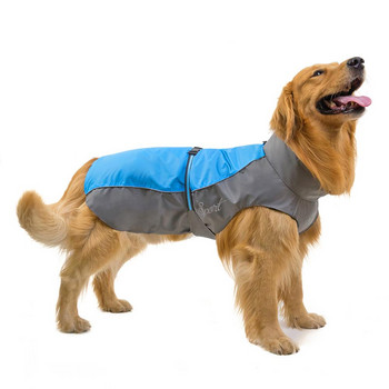 Παλτό βροχής για σκύλους κατοικίδιων ζώων Αδιάβροχο αντανακλαστικό μπουφάν για σκύλους αναπνεύσιμο μανδύα αδιάβροχο επίθεσης για μεγάλους σκύλους Ενδύματα Ρούχα Προμήθειες για κατοικίδια
