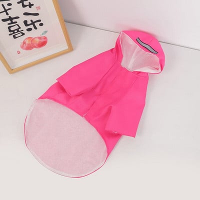 S-XL Animale de companie Haine pentru câini Mantale de ploaie cu glugă Bandă reflectorizante pentru câini Haină de ploaie Jachete impermeabile Îmbrăcăminte respirabilă în aer liber pentru căței