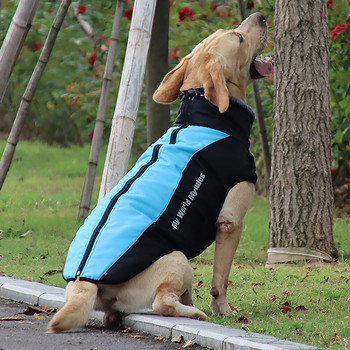 Νέα Φθινοπωρινά Χειμερινά Big Dogs Εξωτερικά Πυκνωμένα Ζεστά Ρούχα Ανακλαστικά κατοικίδια Μπουφάν για σκύλους Κοστούμια Βαμβακερά γιλέκα πουπουλένια παλτά Ζώνες