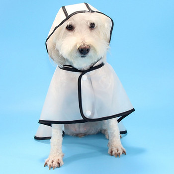 Αδιάβροχο παλτό για σκύλους κατοικίδιων ζώων για μικρά μεγάλα σκυλιά Γαλλικό μπουλντόγκ Husky Διαφανές μανδύα Μπουφάν For Rain 8 μεγέθη Αδιάβροχο Ρούχα #9\