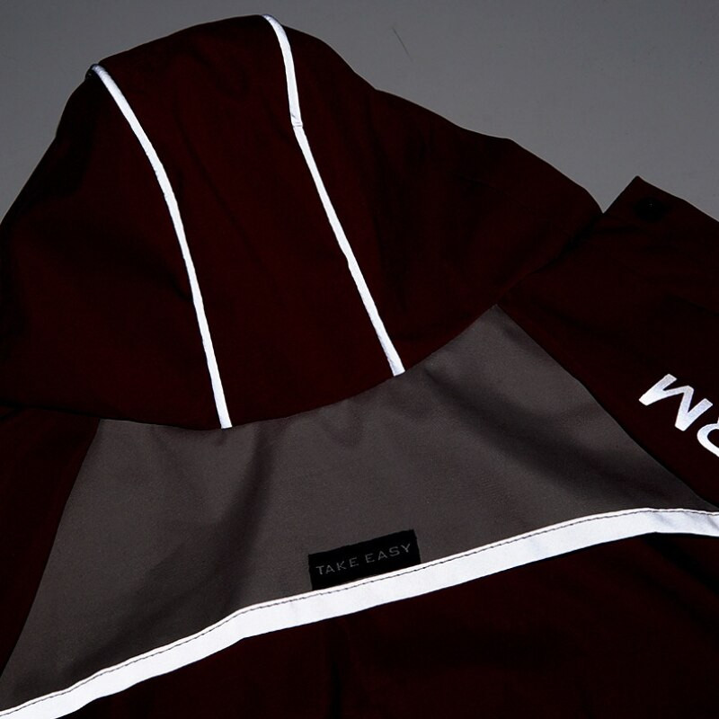 PSM uued koerariided veekindlad mütsiga kombinesooniga helkur Suvine vihmamantel väikestele koertele Tarvikud lemmikloomade vihmamantel õues