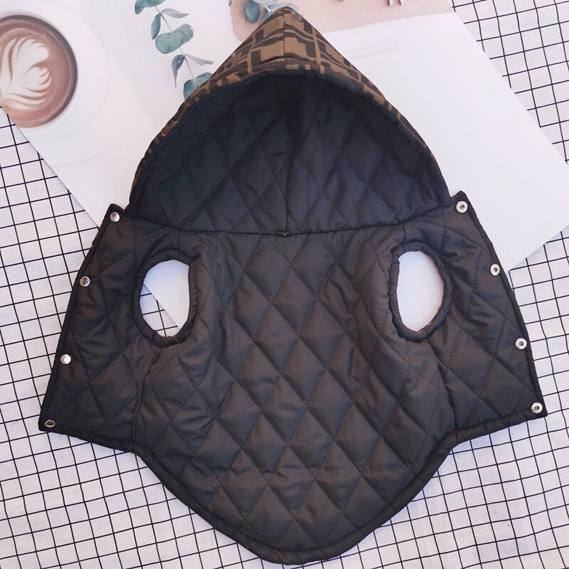 INS rudens žiemos naminių gyvūnėlių medvilninė liemenė Nauja meškiukas bichonas šnauceris prancūzų buldogas katė sustorėjęs šunų medvilninis paltas dizaineris pūkinė striukė