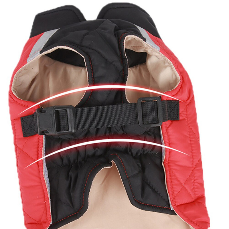 Párnázott téli meleg kutyaruhák szélálló öltözködés fényvisszaverő kisállat mellény cipzáros kabát kis kutyáknak Chihuahua mellény