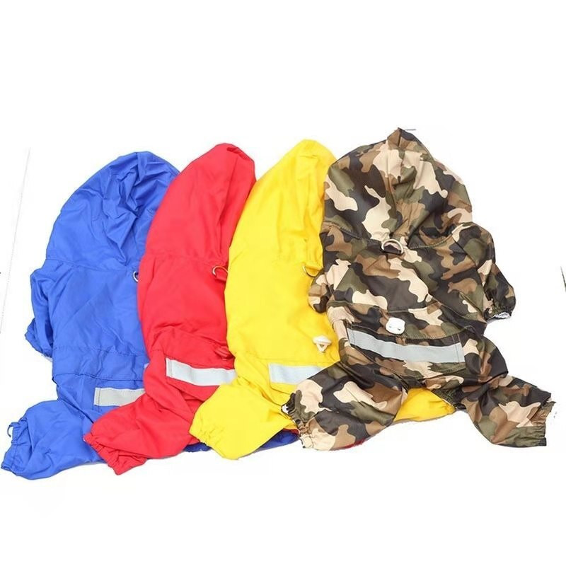 Αδιάβροχο σκύλου ανακλαστικές φόρμες για κατοικίδια αδιάβροχο αδιάβροχο κοστούμι φορμάκι μπουφάν Maltese Shih Tzu York Dog Puppy Rain παλτό