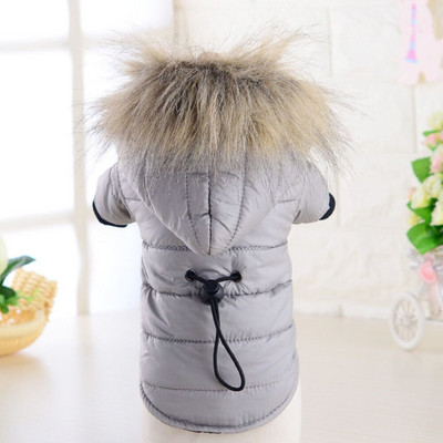 Cat Dog Doggie Jacket Hoodie Coat Ρούχα για κατοικίδια Ζεστά ρούχα για μικρό σκύλο Χειμερινό αντιανεμικό αδιάβροχο παλτό για κουτάβι με κουκούλα