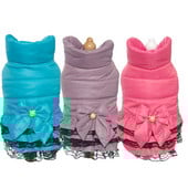 Naujas naminių gyvūnėlių medvilninis paltas Striukė Suknelė Teddy Dog Drabužiai naminiams gyvūnėliams Rudens ir žiemos modeliai šuniukų naminių gyvūnėlių drabužiai