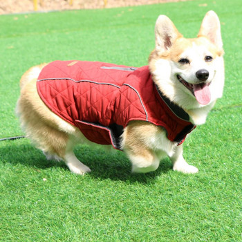 Ρετρό σχέδιο 2020 Νέο χειμωνιάτικο παλτό για κατοικίδια Άνετο χειμερινό γιλέκο για σκύλους για κατοικίδια Ζεστό αντιανεμικό μπουφάν για κατοικίδια για μικρό μεσαίο σκύλο