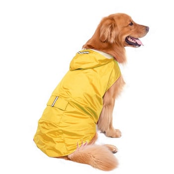 Αντανακλαστικά σκυλιά Rain Coat Αδιάβροχο σκυλιών για μικρά μεγάλα σκυλιά Αδιάβροχα ρούχα Golden Retriever Labrador Rain Cape Κοστούμια για κατοικίδια