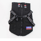 Skalbiamas šuniuko paltas Šildo šuniukai Kostiumai Patogūs augintiniai Viršutiniai drabužiai Atšvaitai Apsauga nuo šalčio Mopsų pūkinės striukės