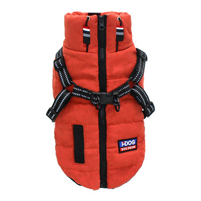 Skalbiamas šuniuko paltas Šildo šuniukai Kostiumai Patogūs augintiniai Viršutiniai drabužiai Atšvaitai Apsauga nuo šalčio Mopsų pūkinės striukės