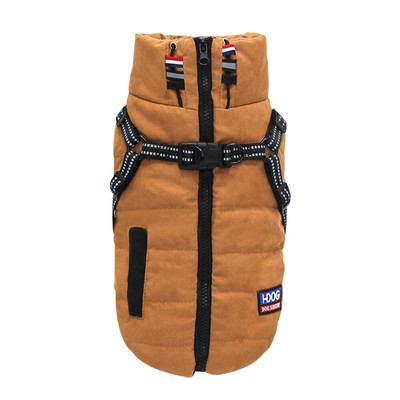 Skalbiamas šuniuko paltas Šildo šuniukai Kostiumai Patogūs augintiniai Viršutiniai drabužiai Atšvaitai Apsauga nuo šalčio Mopsų pūkinės striukės