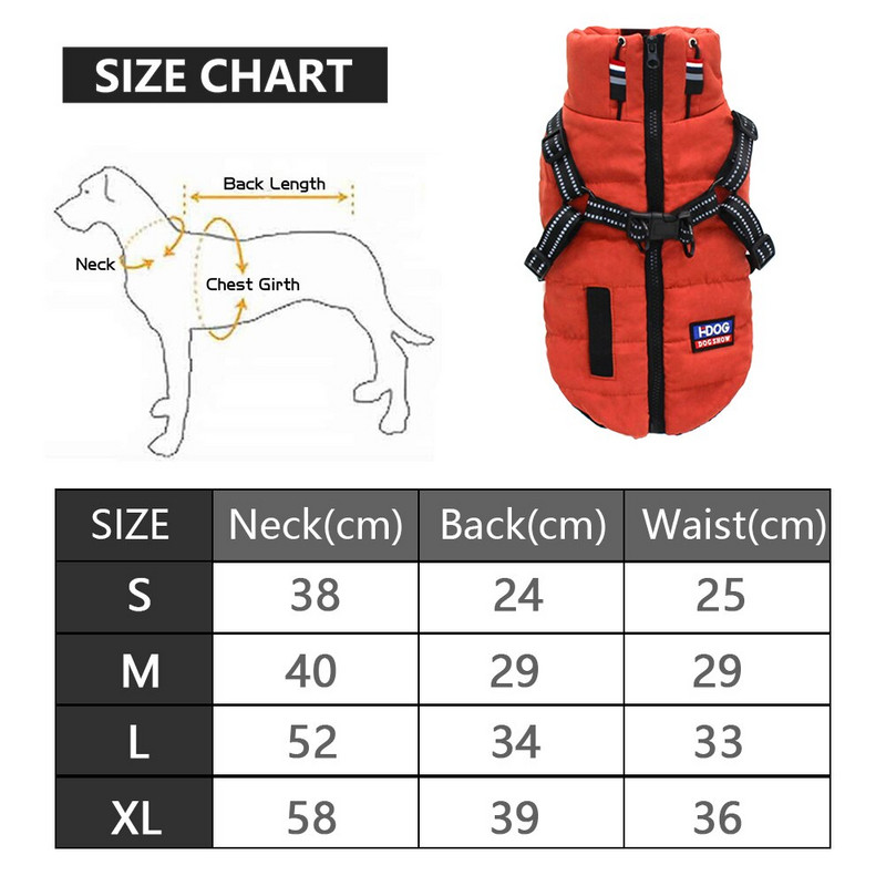 Skalbiamas šuniuko paltas Šildo šuniukai Kostiumai Patogūs augintiniai Viršutiniai drabužiai Atšvaitai Apsauga nuo šalčio Mopsų pūkinės striukės