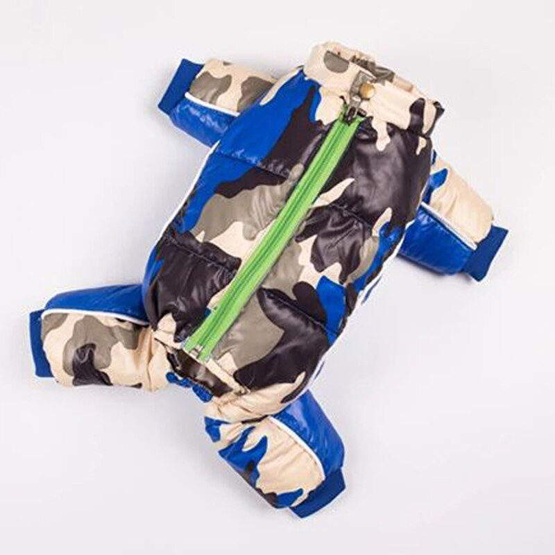 Дрехи за кучета Зимен дебел топъл снежен костюм за малки кучета Водоустойчиво кученце Яке за домашни любимци Палто Комбинезон за чихуахуа Мопс Облекло