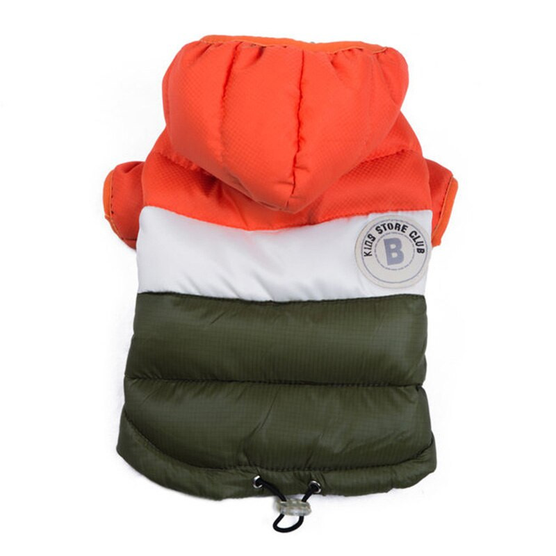 Odjeća za kućne ljubimce Odjeća za pse Zimski kaput Puhani pamučni prsluk Teddy Topli prsluk s dvije noge Odjeća za mačke