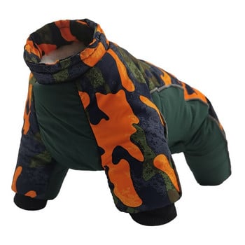 Нови памучни дрехи за домашни любимци Есен и зима Топли дрехи за големи кучета Светлоотразителни дрехи за кучета Дрехи за домашни любимци на едро
