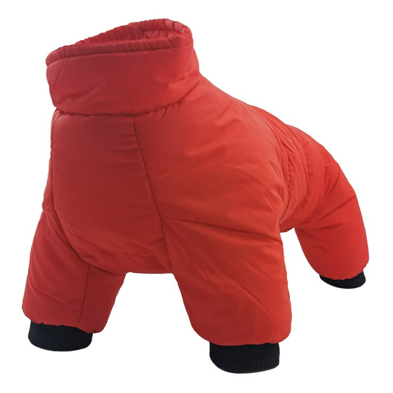 Нови памучни дрехи за домашни любимци Есен и зима Топли дрехи за големи кучета Светлоотразителни дрехи за кучета Дрехи за домашни любимци на едро