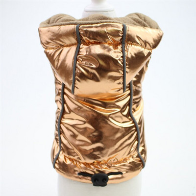 2020, haine noi pentru câini pentru animale de companie, toamnă și iarnă, Bichon Bulldog Teddy Plus, din bumbac, vestă groasă cu glugă