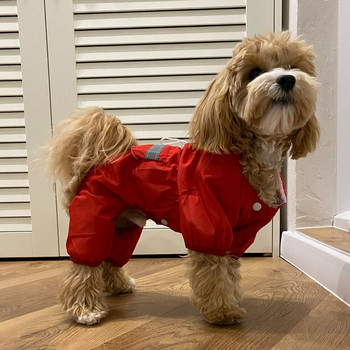 Fashion Dog Raincoat Αδιάβροχο για κουτάβι Pet Dog Rain Coat με κουκούλα αντανακλαστικό παλτό βροχής Κοστούμια για σκύλους κατοικίδιων ζώων Ρούχα καμουφλάζ