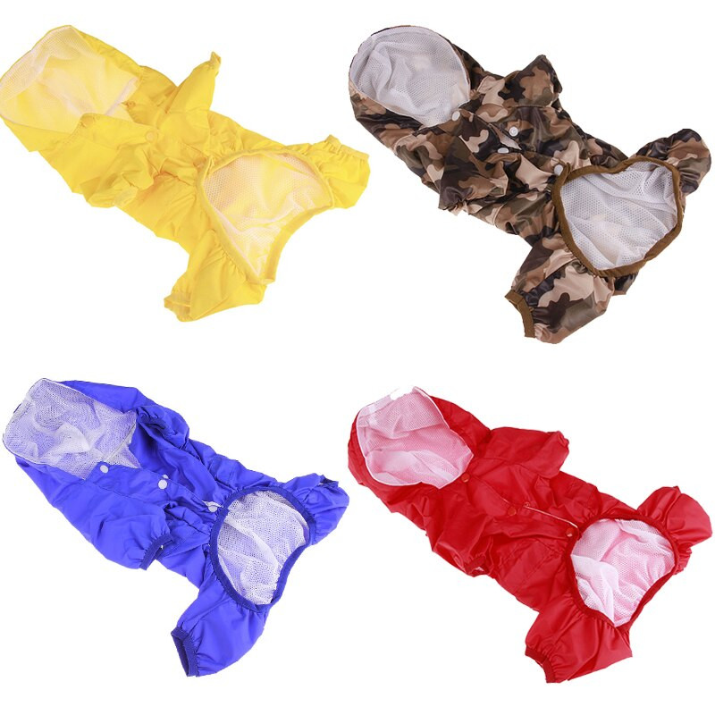 Atsparus vandeniui šunų lietpaltis kombinezonas Drabužiai šunims nuo lietaus striukė šuniuko apranga Jorkšyro čihuahua naminių gyvūnėlių drabužiai mažiems vidutinio dydžio šunims