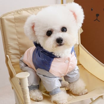 Ρούχα για μικρόσωμο σκύλο για κατοικίδια Νέα χειμωνιάτικα ρούχα με τέσσερα πόδια για κουτάβι αρκουδάκι Χειμερινά ρούχα ζεστά βαμβακερά ρούχα