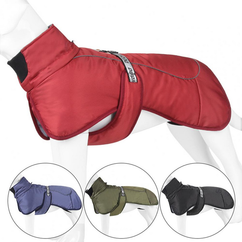 Haina durabila pentru caini Banda reflectorizanta Rezistenta la vant Haine pentru animale de companie de tip pelerină îngroșată