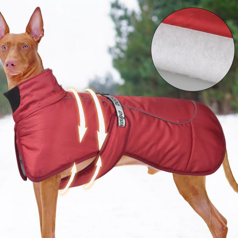 Haina durabila pentru caini Banda reflectorizanta Rezistenta la vant Haine pentru animale de companie de tip pelerină îngroșată