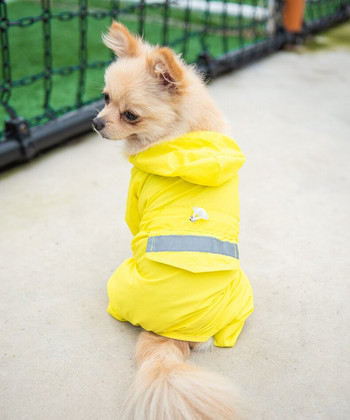 Factory Pet Dog Rain Coat Ρούχα Puppy Casual Cat Raincoat Αδιάβροχο μπουφάν εξωτερικού χώρου Αδιάβροχο Κουκούλα Ενδύματα Jumpsuit Προμήθειες για κατοικίδια