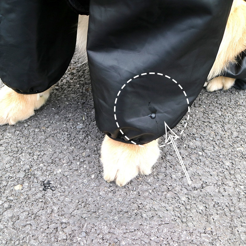 Suur koera vihmamantel veekindel õues suur koera riided mantel Vihmajope helkur keskmine suur suur koera pontšo hingav võrk