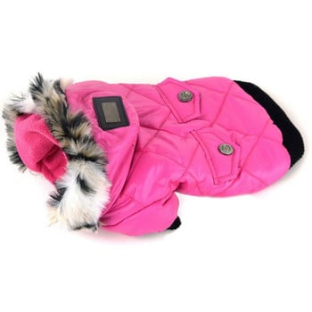 Домашни любимци Ежедневно яке Манекен джоб Гащеризон Дишащо палто с качулка за кучета Ветроустойчиви Снегоустойчиви топли пуловери за кучета