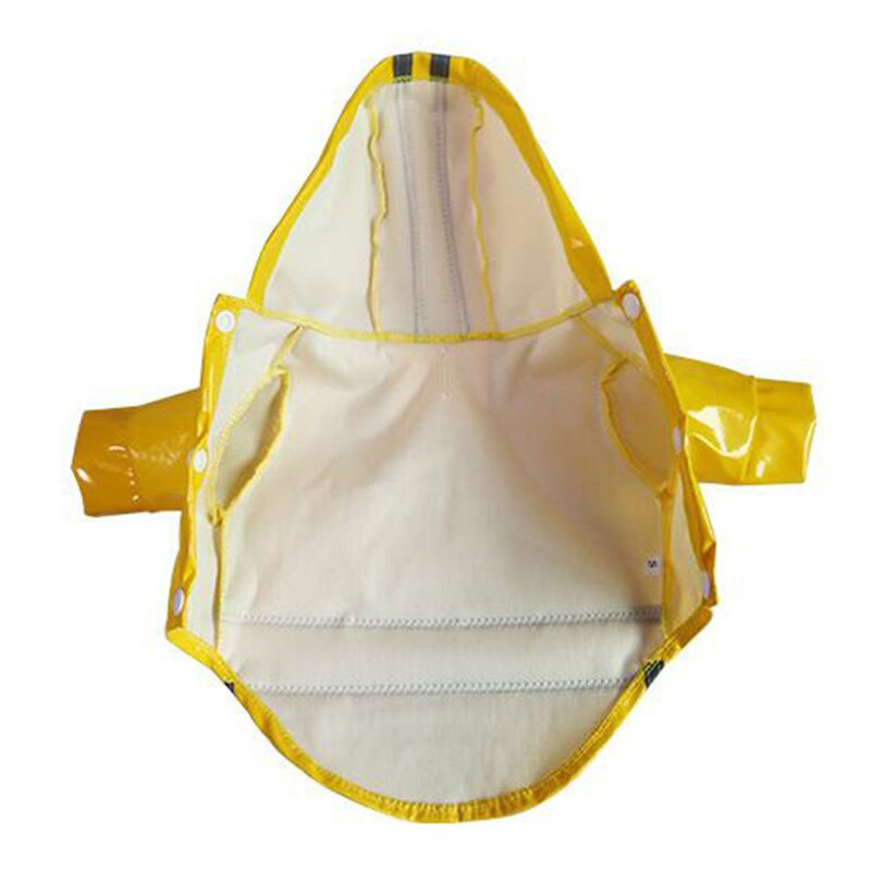 Pláštenka pre psov, nepremokavé oblečenie pre psov, reflexná PU pláštenka s kapucňou pre psov a mačky, odolná pláštenka pre domáce zvieratá