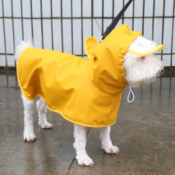 Big Dog αδιάβροχο αδιάβροχο μπουφάν για κατοικίδια Μπουλντόγκ Windbreaker Poodle Pug Bichon Puppy Coat Rainwear M-8XL Μεγάλο Αδιάβροχο για σκύλους