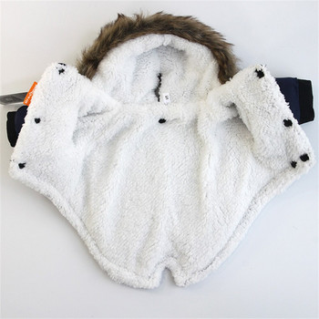 Νέα χειμωνιάτικα ρούχα Ζεστά βαμβακερά μπουφάν για σκύλους Pet Dogs Στολή με κουκούλα Παλτό για κατοικίδια Πιο χοντρό μπουφάν για Teddy Bichon Pet Products Coat