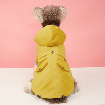 CAWAYI KENNEL Αδιάβροχο αδιάβροχο για σκύλους κατοικίδιων ζώων για μικρούς μεσαίους σκύλους Μπουφάν μόδας για κουτάβι Αδιάβροχα ρούχα για κατοικίδια