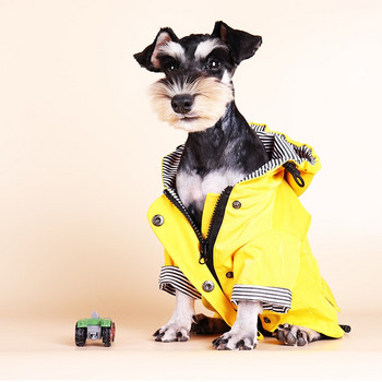CAWAYI KENNEL Αδιάβροχο αδιάβροχο για σκύλους κατοικίδιων ζώων για μικρούς μεσαίους σκύλους Μπουφάν μόδας για κουτάβι Αδιάβροχα ρούχα για κατοικίδια