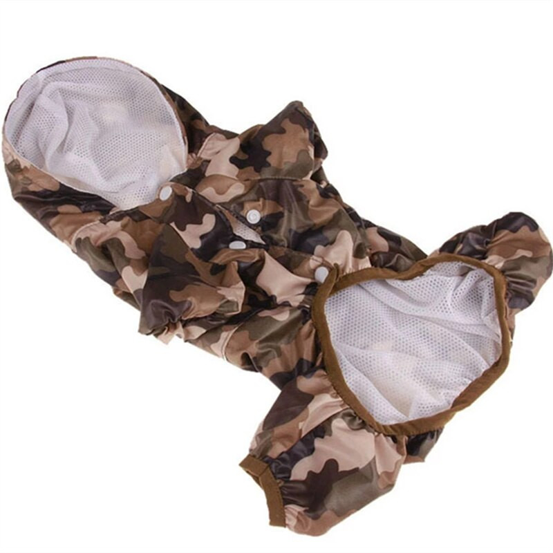 Haină de ploaie pentru câini haine pentru cățeluș ocazional pisică haină de ploaie jachetă reflectorizantă impermeabilă îmbrăcăminte de ploaie în aer liber.