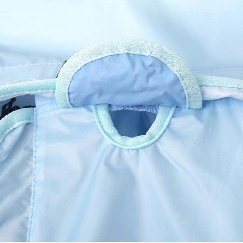 Pláštenka pre psov ZOOBERS, reflexná, s odnímateľným krytom chvosta, ľahká, s pláštenkou, overal, vodeodolná