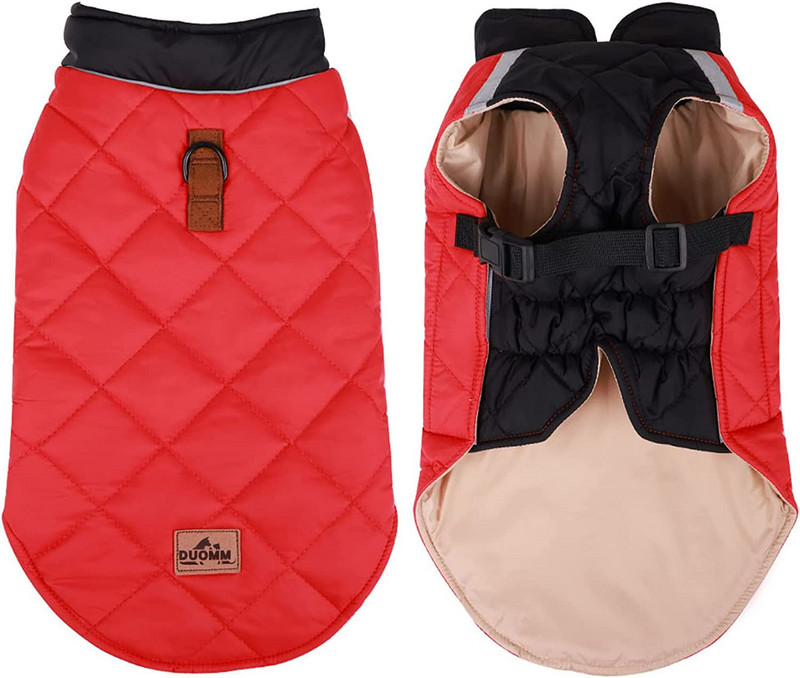 Νέο φθινοπωρινό βαμβακερό γιλέκο για κατοικίδια, αντανακλαστικό ελαφρύ και ζεστό βαμβακερά ρούχα για ζώα Βαμβακερά ρούχα για σκύλους Προμήθειες για κατοικίδια