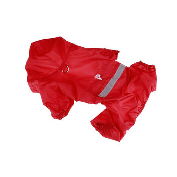 Hot Sales Pet Dog Rain Coat Ρούχα για σκύλους για κουτάβι Casual αδιάβροχο σκύλο Αδιάβροχο μπουφάν Κοστούμια XS-XXL 4 έγχρωμες προμήθειες για κατοικίδια