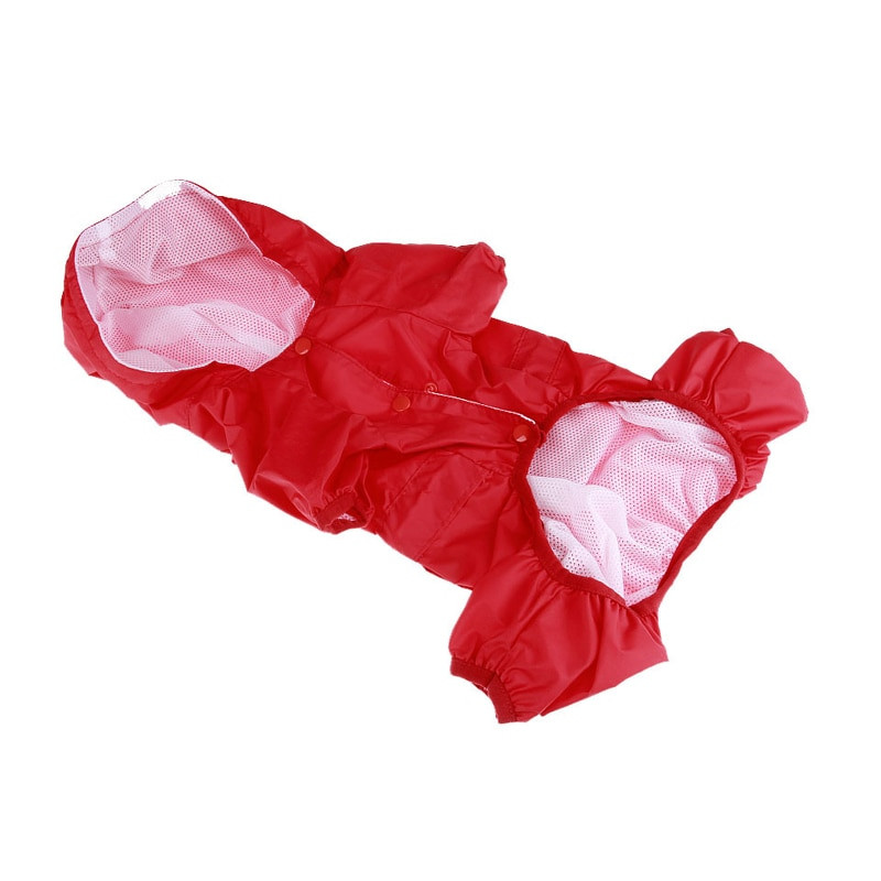 Hot Sales Lemmikloomade koerte vihmamantel riided Koera kutsikas vabaaja koerte vihmamantel Veekindel jope kostüümid XS-XXL 4 värvi lemmikloomatarbed