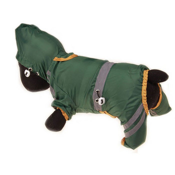 Pet Single Layer Raincoat Reflective Dog Dresses Jumpsuit Αδιάβροχο μπουφάν σκύλου Αδιάβροχο Ρούχα για σκύλους Προμήθειες για κατοικίδια