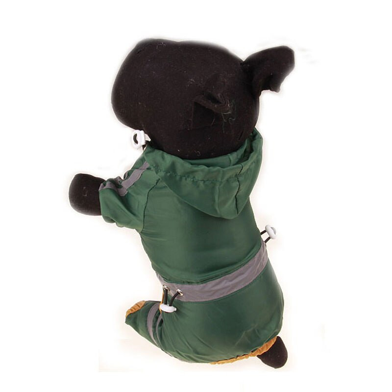 Еднослоен дъждобран за домашни любимци Светлоотразителни дрехи за кучета Гащеризон Водоустойчиво яке за кучета Водоустойчиво облекло за кучета Стоки за домашни любимци