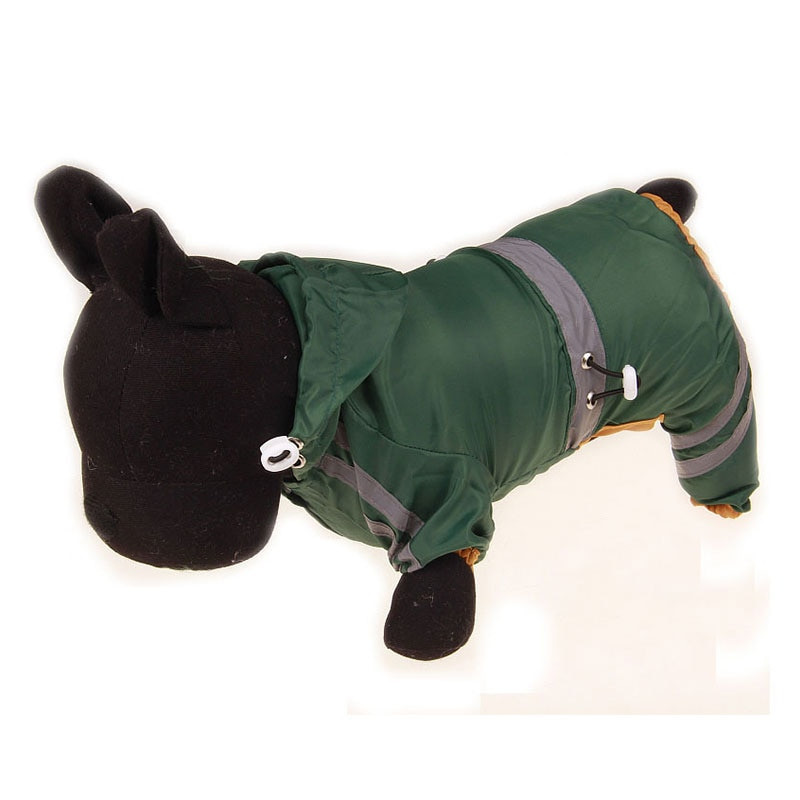 Еднослоен дъждобран за домашни любимци Светлоотразителни дрехи за кучета Гащеризон Водоустойчиво яке за кучета Водоустойчиво облекло за кучета Стоки за домашни любимци