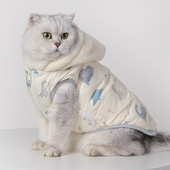 Палто с кучешки пух, жилетка с котешки пух, плюшен удебелен патешки пух, за да се стопли, зимни дрехи с памучна подплата Fadou Teddy