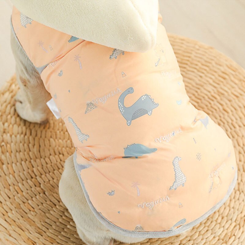 Палто с кучешки пух, жилетка с котешки пух, плюшен удебелен патешки пух, за да се стопли, зимни дрехи с памучна подплата Fadou Teddy