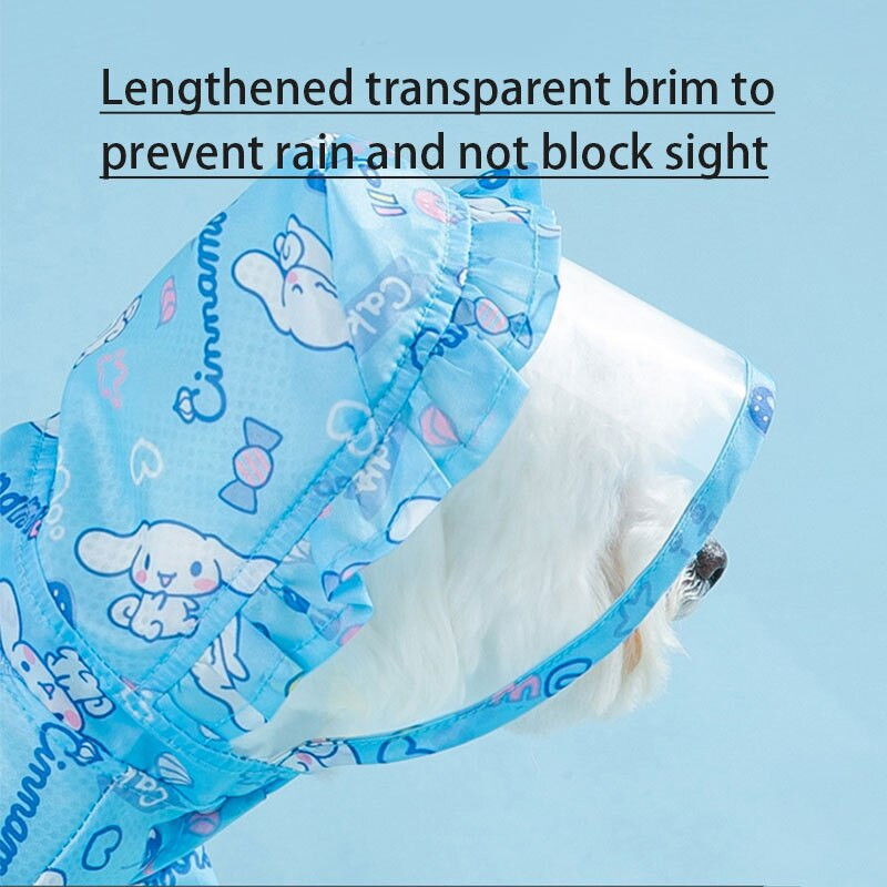 Pláštenka pre domáce zvieratá Trint, pláštenka s trakčným lanom, pre domáce zvieratá, štvornohé, priedušné, nepremokavé, pre malé psy, reflexné pršiplášte s kapucňou