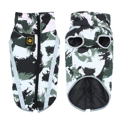 Paks helkurrihm, polsterdatud fliis helkur, soe mantel Lemmiklooma vest koera jope kutsika riided